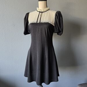 Horoscopez Future Visions Lace Bib Dress